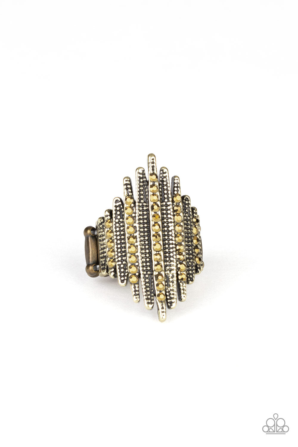 Shocking Sparkle - Brass Ring Paparazzi