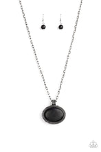 Load image into Gallery viewer, Sedimentary Colors - Black Stone Necklace Paparazzi

