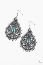 Load image into Gallery viewer, Eden Glow - Blue Moonstone Earring Paparazzi
