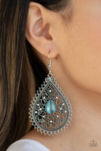 Load image into Gallery viewer, Eden Glow - Blue Moonstone Earring Paparazzi
