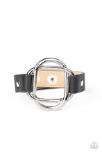 Load image into Gallery viewer, Nautically Knotted - Black Leather Bracelet Paparazzi
