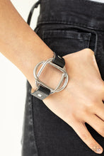 Load image into Gallery viewer, Nautically Knotted - Black Leather Bracelet Paparazzi
