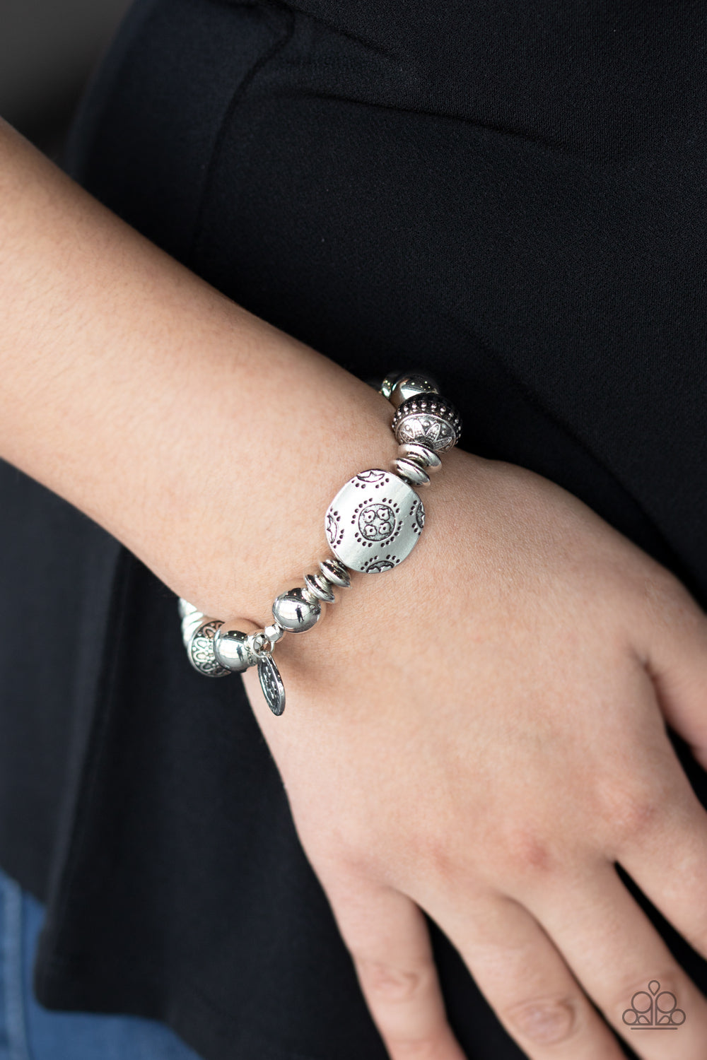 Paparazzi Aesthetic Appeal - Silver Bracelet