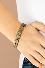 Load image into Gallery viewer, Hammered Harmony - Brass Bracelet Paparazzi
