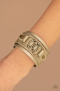 Couture Influencer - Brass Leather Bracelet Paparazzi