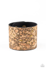 Load image into Gallery viewer, Cork Congo - Brass- Cork Bracelet Paparazzi
