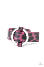 Load image into Gallery viewer, Jungle Cat Couture - Pink Leather Bracelet Paparazzi
