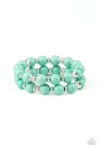 Bubble Blast Off - Green Bracelet Paparazzi