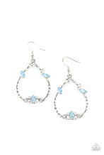 Load image into Gallery viewer, Lotus Ice - Blue Earring Paparazzi
