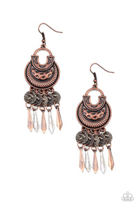 Give Me Liberty - Multi Copper Earring Paparazzi