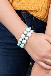 Confection Connection - Blue Bracelet Paparazzi