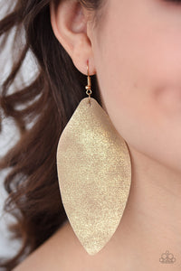 Serenely Smattered - Gold Earring Paparazzi