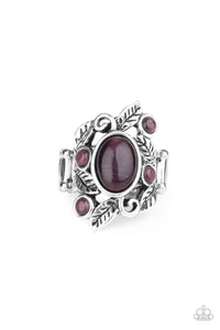 Tropical Dream - Purple Moonstone Ring Paparazzi