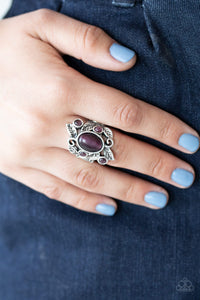 Tropical Dream - Purple Moonstone Ring Paparazzi