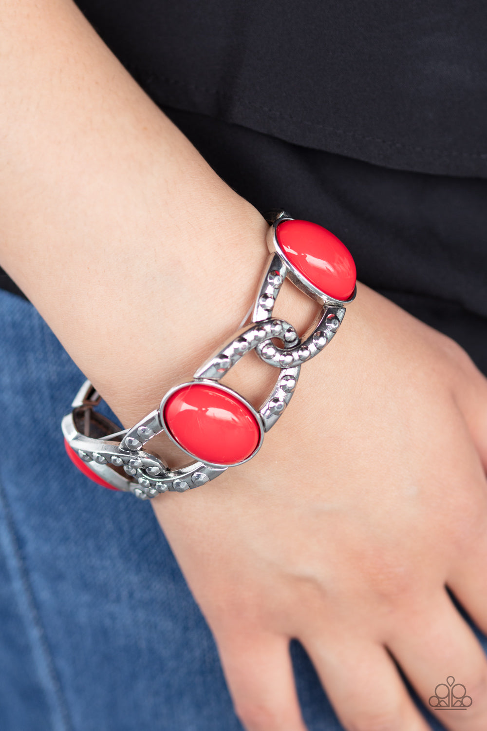 Dreamy Gleam - Red Bracelet Paparazzi