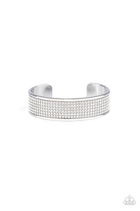 Paparazzi Cant Believe Your ICE - White Bracelet