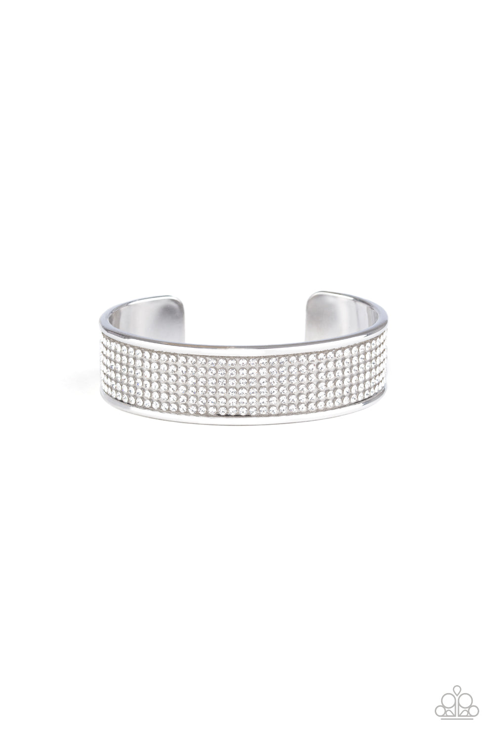 Paparazzi Cant Believe Your ICE - White Bracelet