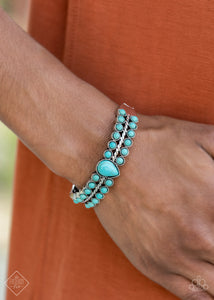 Naturally Native- Turquoise Necklace Set Paparazzi