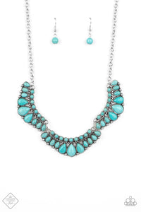 Naturally Native- Turquoise Necklace Set Paparazzi