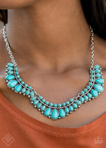 Naturally Native- Turquoise Necklace Set Paparazzi