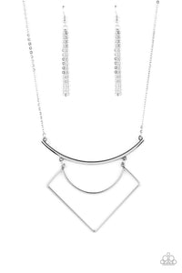 Egyptian Edge - Silver Necklace Paparazzi