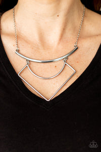 Egyptian Edge - Silver Necklace Paparazzi