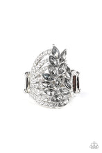 Load image into Gallery viewer, Clear-Cut Cascade - Silver Rhinestone Ring Paparazzi
