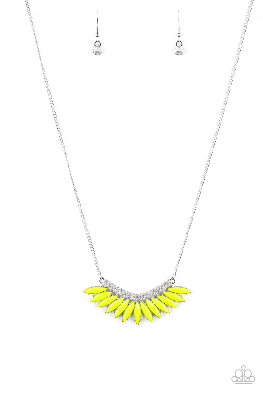 Extra Extravaganza - Neon Yellow Necklace Paparazzi