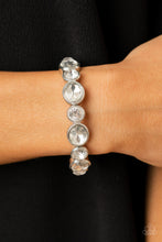 Load image into Gallery viewer, Still GLOWING Strong - White Rhinestone Bracelet Paparazzi
