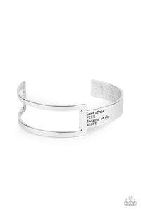 America The BRAVE - Silver Bracelets Paparazzi