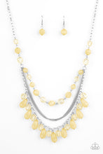 Load image into Gallery viewer, Awe-Inspiring Iridescence - Yellow Necklace Paparazzi
