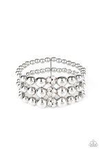 Load image into Gallery viewer, Paparazzi Icing On The Top - White Rhinestone Bracelet
