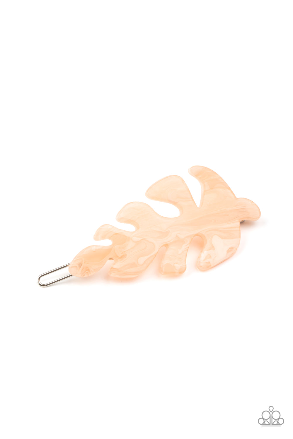 Paparazzi LEAF Your Mark - Light Pink Hair Clip