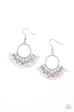 Load image into Gallery viewer, Charmingly Cabaret - Pink Earring Paparazzi
