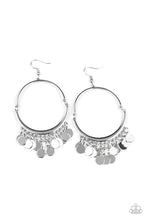 Load image into Gallery viewer, Speed of SPOTLIGHT - Silver Earring Paparazzi
