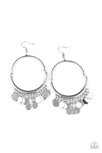 Speed of SPOTLIGHT - Silver Earring Paparazzi