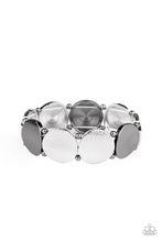 Load image into Gallery viewer, Paparazzi Metallic Spotlight - Black &amp; Silver Bracelet
