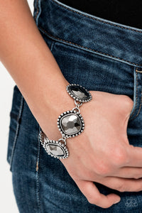 Megawatt - Silver Hematite Bracelet Paparazzi