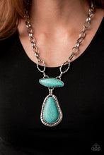 Load image into Gallery viewer, Rural Rapture - Blue Turquoise Necklace Paparazzi
