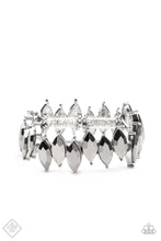 Load image into Gallery viewer, Fiercely Fragmented - Silver Hematite Bracelet Paparazzi
