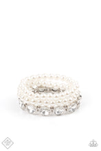 Load image into Gallery viewer, Paparazzi Flawlessly Flattering - White Pearl Bracelet
