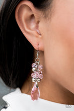 Load image into Gallery viewer, Before and AFTERGLOW - Pink Earring Paparazzi
