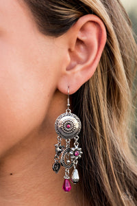Springtime Essence - Pink Earring Paparazzi