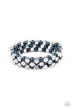 Load image into Gallery viewer, Metro Motif - Blue Pearl Bracelet Paparazzi
