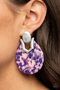 HAUTE Flash - Purple Earring Paparazzi