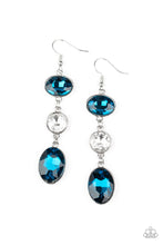Load image into Gallery viewer, The GLOW Must Go On! - Blue Earring Paparazzi
