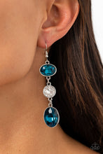 Load image into Gallery viewer, The GLOW Must Go On! - Blue Earring Paparazzi
