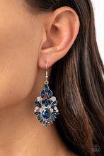 Load image into Gallery viewer, Ice Castle Couture - Blue Rhinestone Earring Paparazzi
