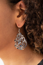 Load image into Gallery viewer, Winter Garden - Blue Earring Paparazzi
