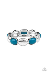 Decadently Dewy - Blue Bracelet Paparazzi